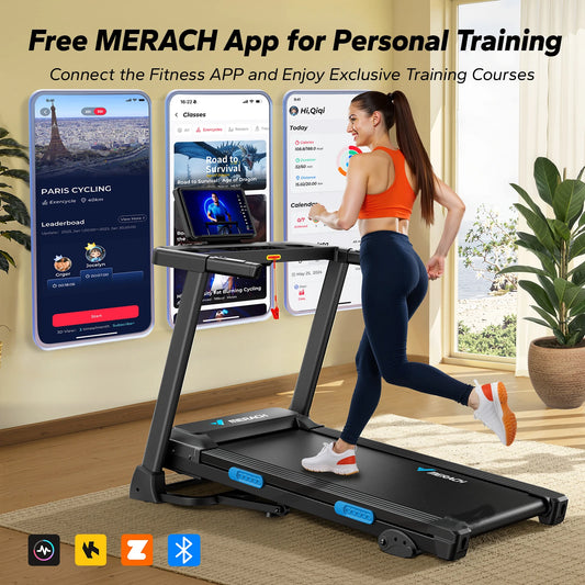 Foldable Quiet Incline Treadmill