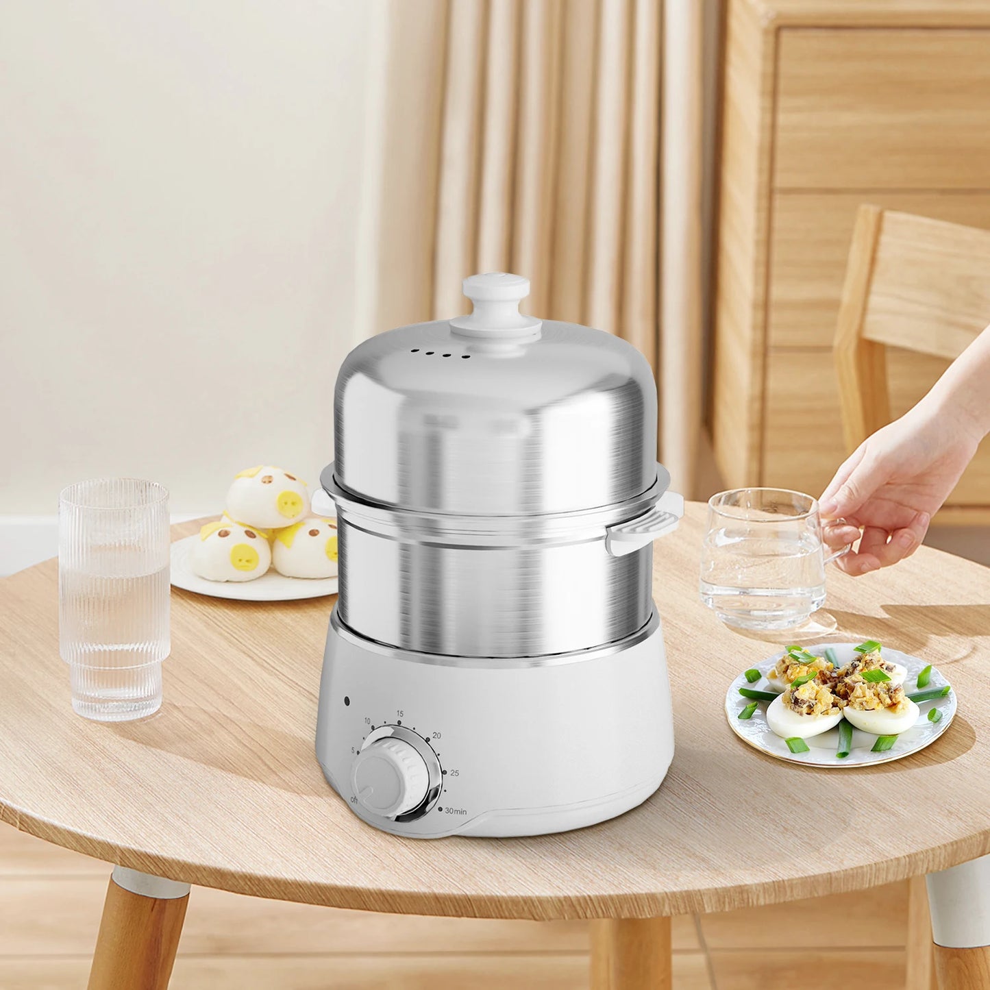 Egg Cooker 14-Egg Capacity Electric Hard Boiled