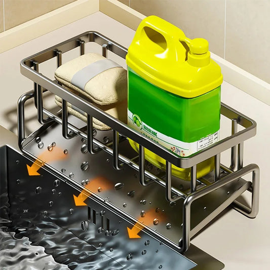 Kitchen Sink Organizer Tray Storage Rack