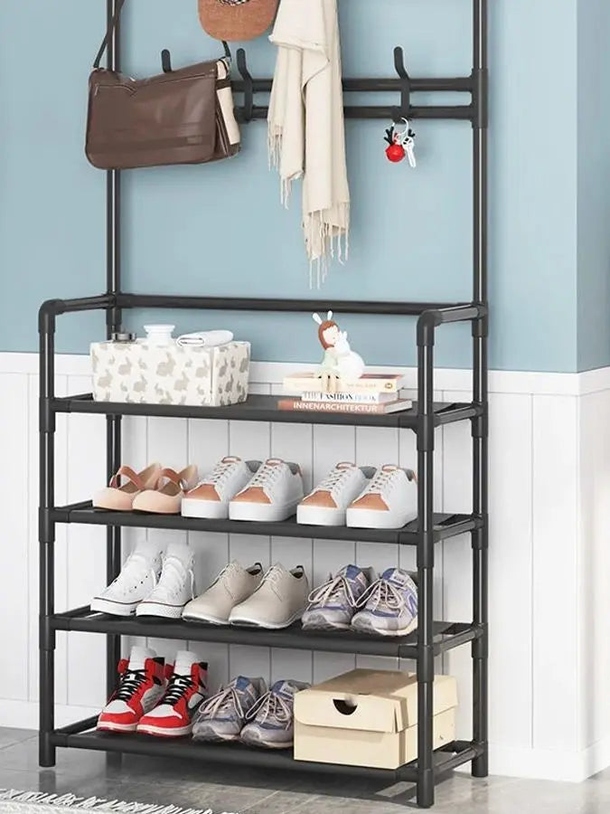 Shoe and Hat storage rack with shelves