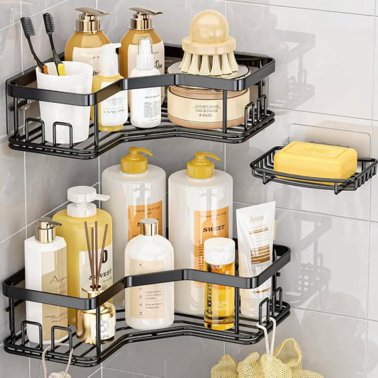 3/5 Pack Adhesive Shower Organizer