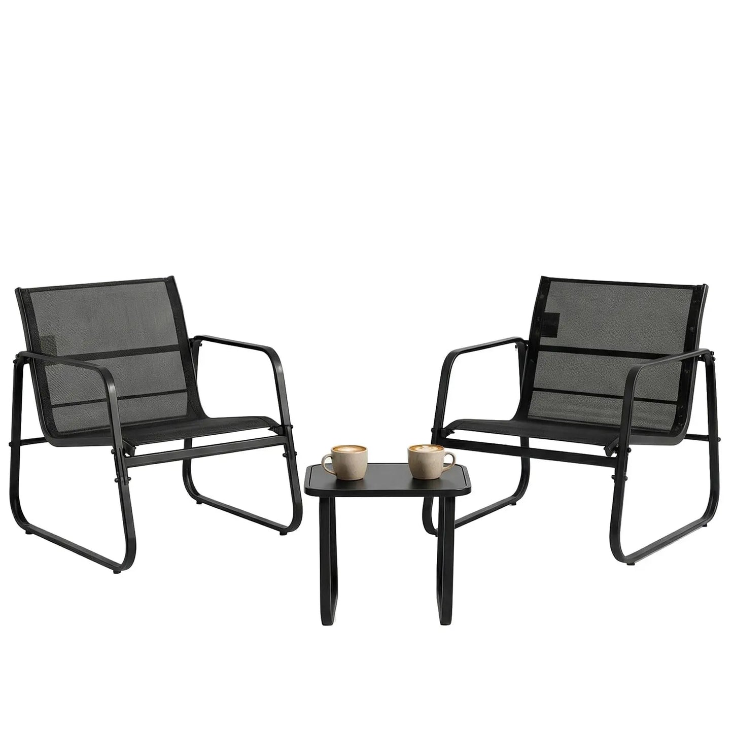 3 Pc Patio Furniture Set with Table