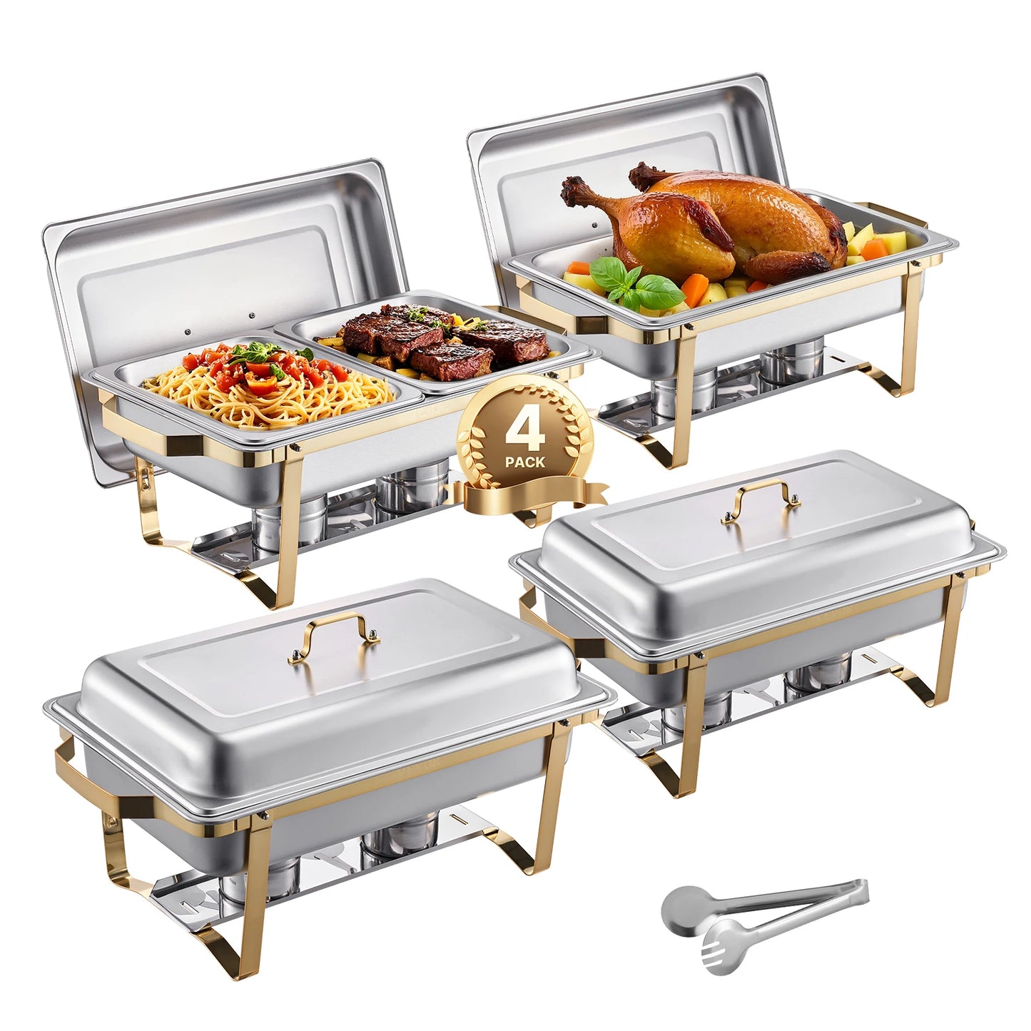 Buffet Catering Warmer Server Stand Fuel Holder