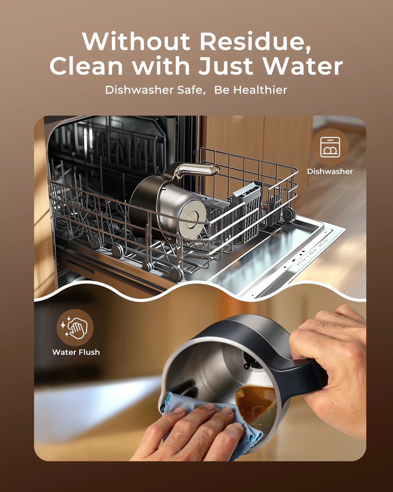 8-in-1 Milk Frothier and Steamer