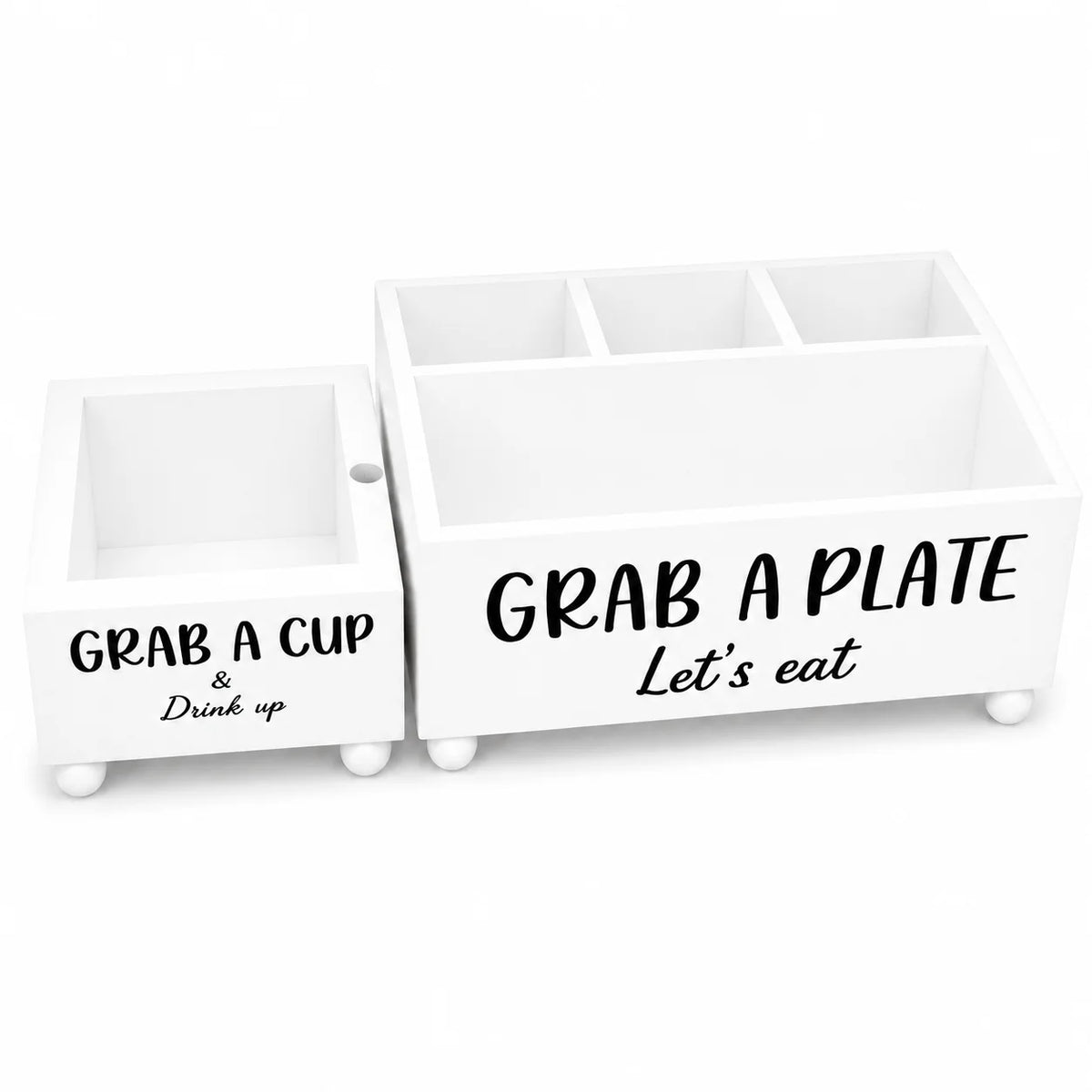 Coffee Bar Accessories Box for Kitchen Counter