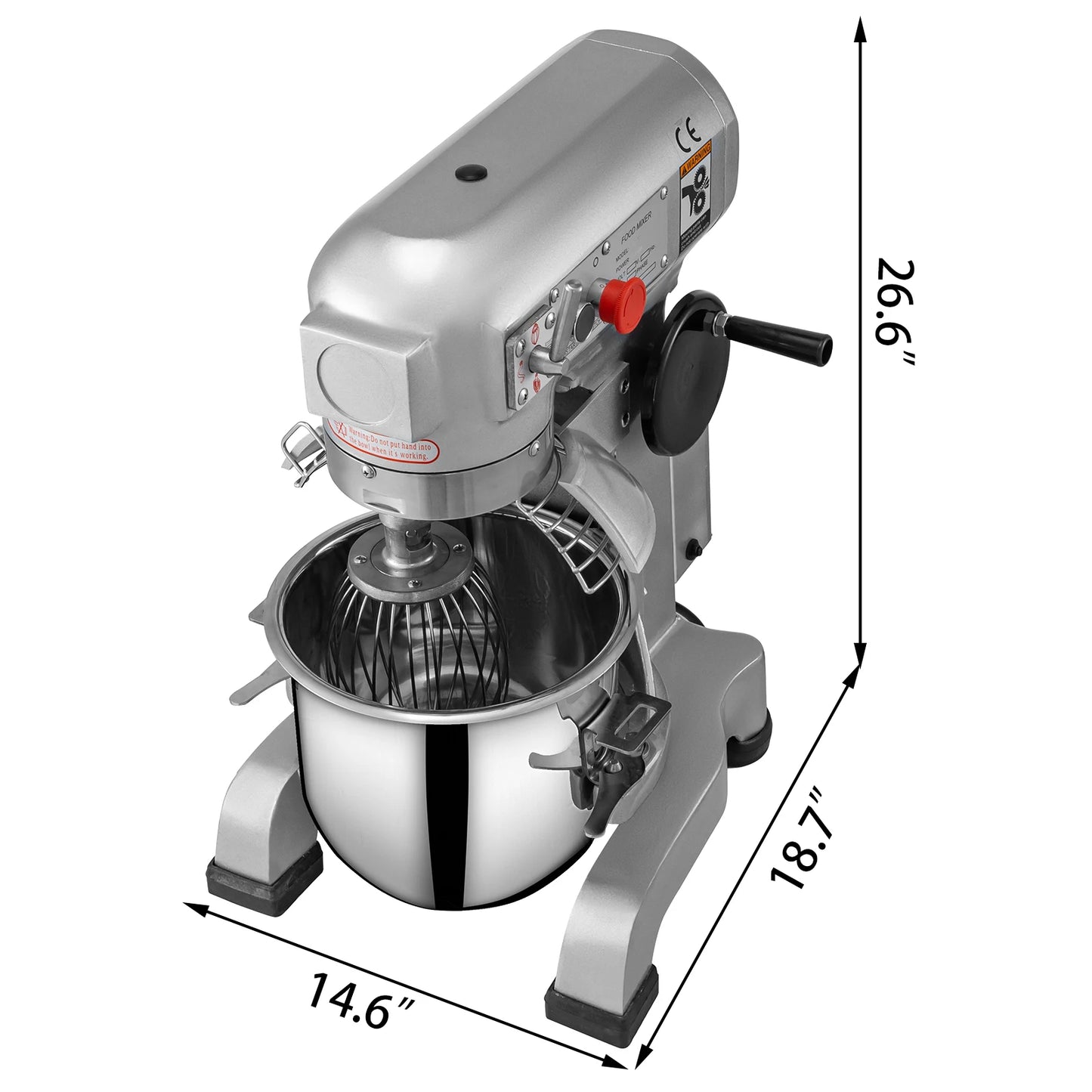 10-30L Electric Dough Machine Stainless Steel Commercial