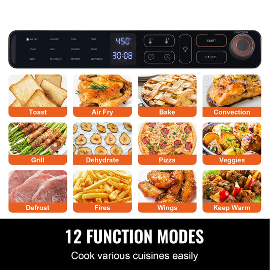 Air Fryer Toaster Oven 25L Convection Oven