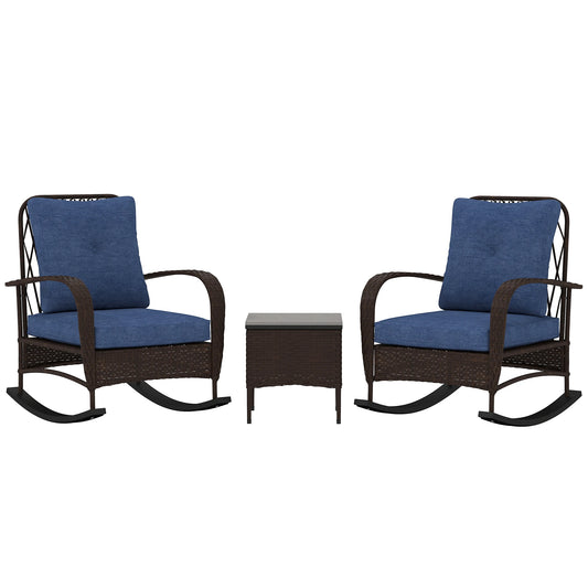 Rocking Chair Patio Furniture W / Table