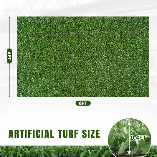 7FT×12FT Realistic Artificial Turf Grass Pet Friendly
