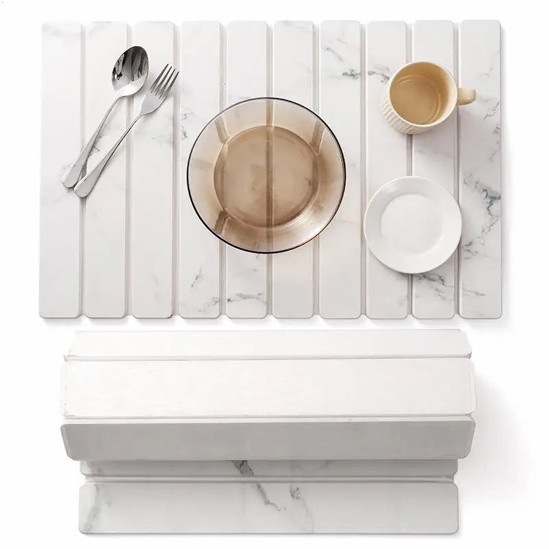 Diatomaceous Non-Slip Foldable Absorbent Mat