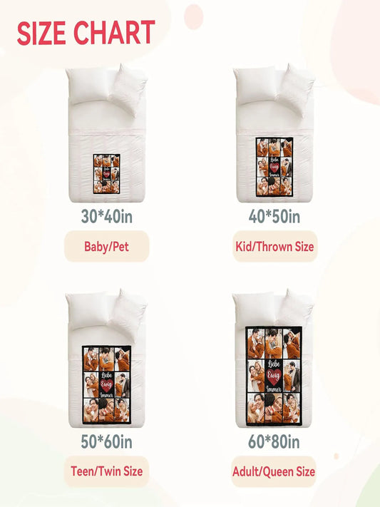 Betty Boop Cartoon Red Heart Flannel Blanket