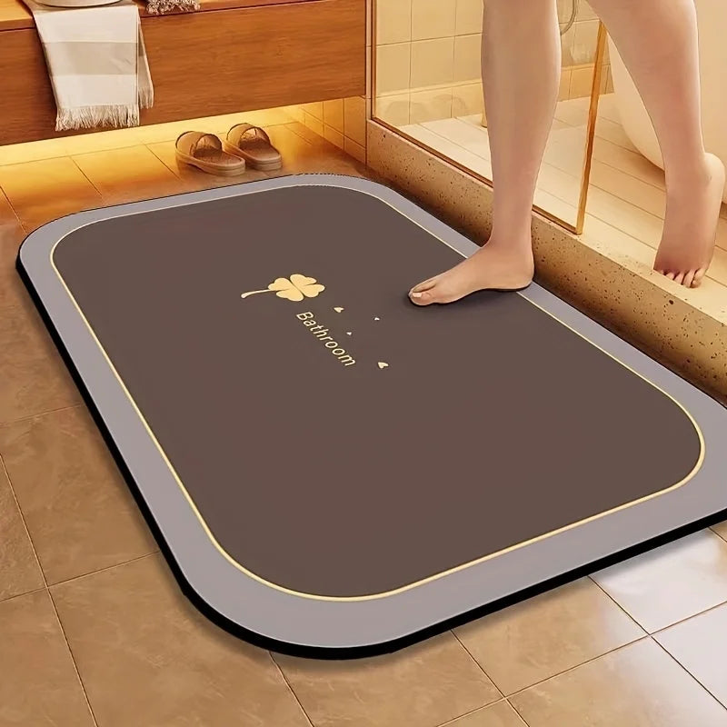 Bath Mat Quick Dry Super Absorbent Non-slip
