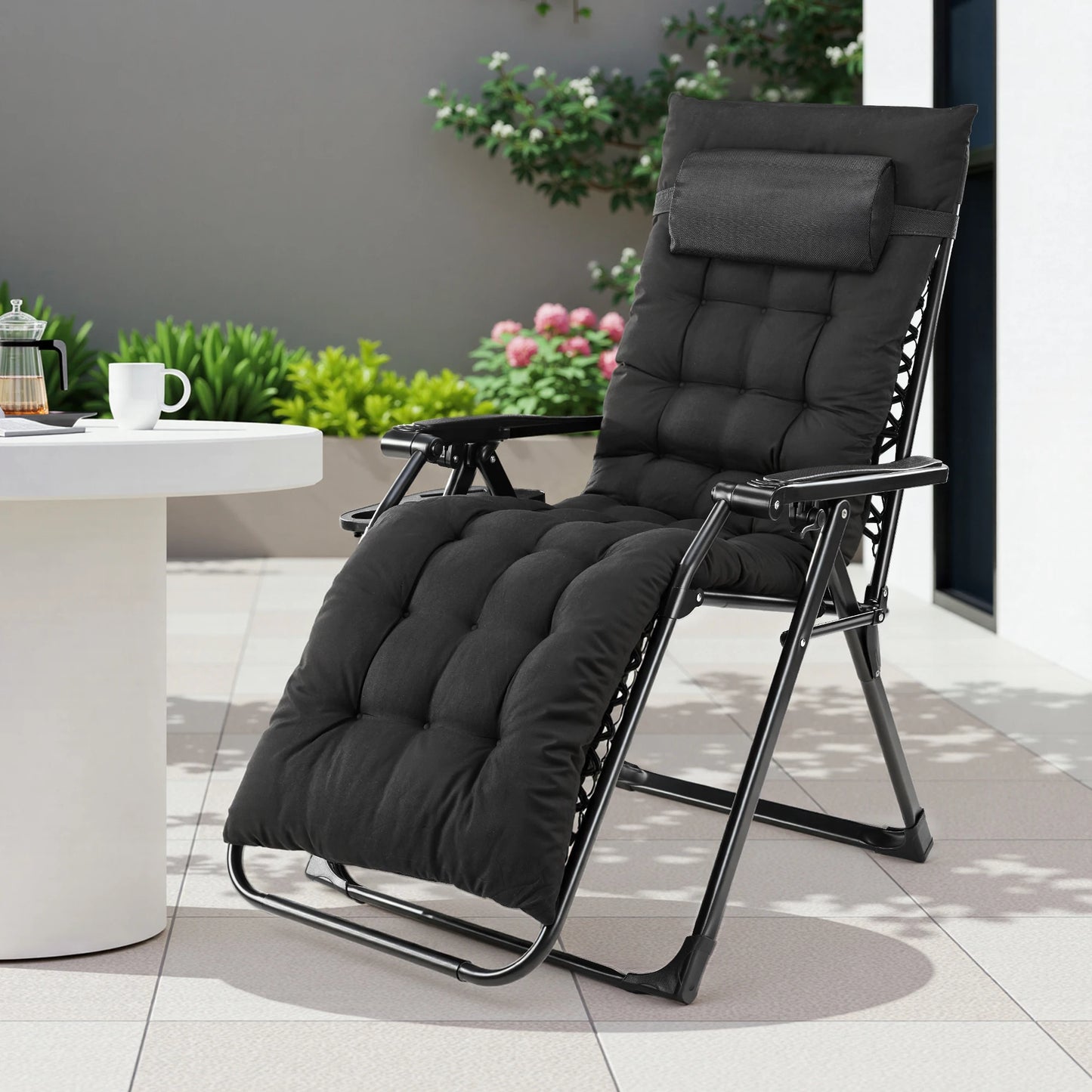 Zero Gravity Recliner Camping Patio Lounge Chair