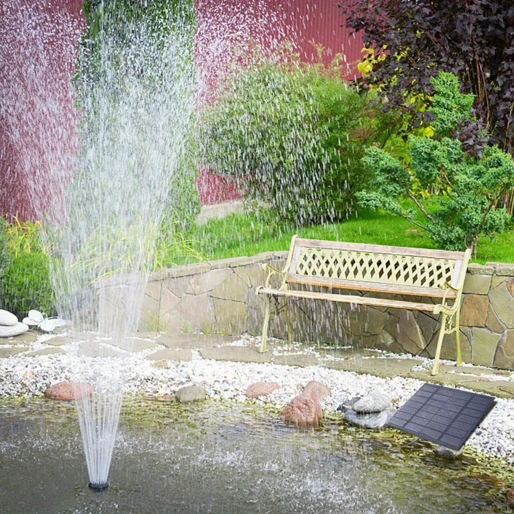 Solar Fountain with 6 Nozzles - 1.4W