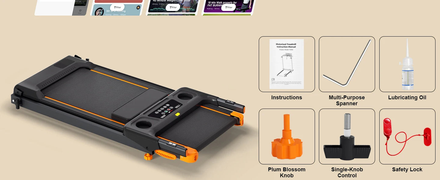 12% Incline, 3-in-1 Foldable Treadmills