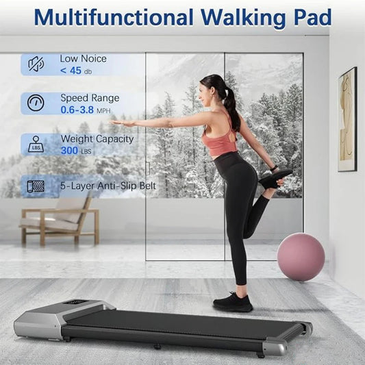 300lbs Capacity, 2.5HP Treadmill for Home