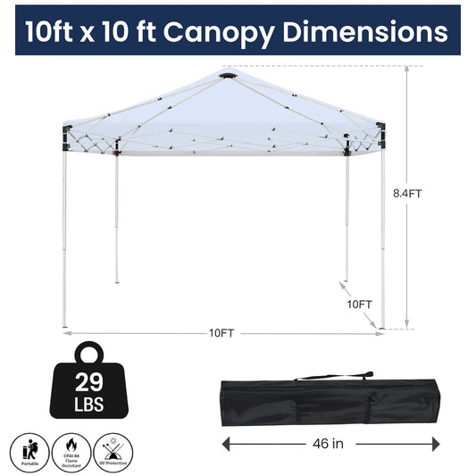 10x10 Pop Up Canopy Instant Tent