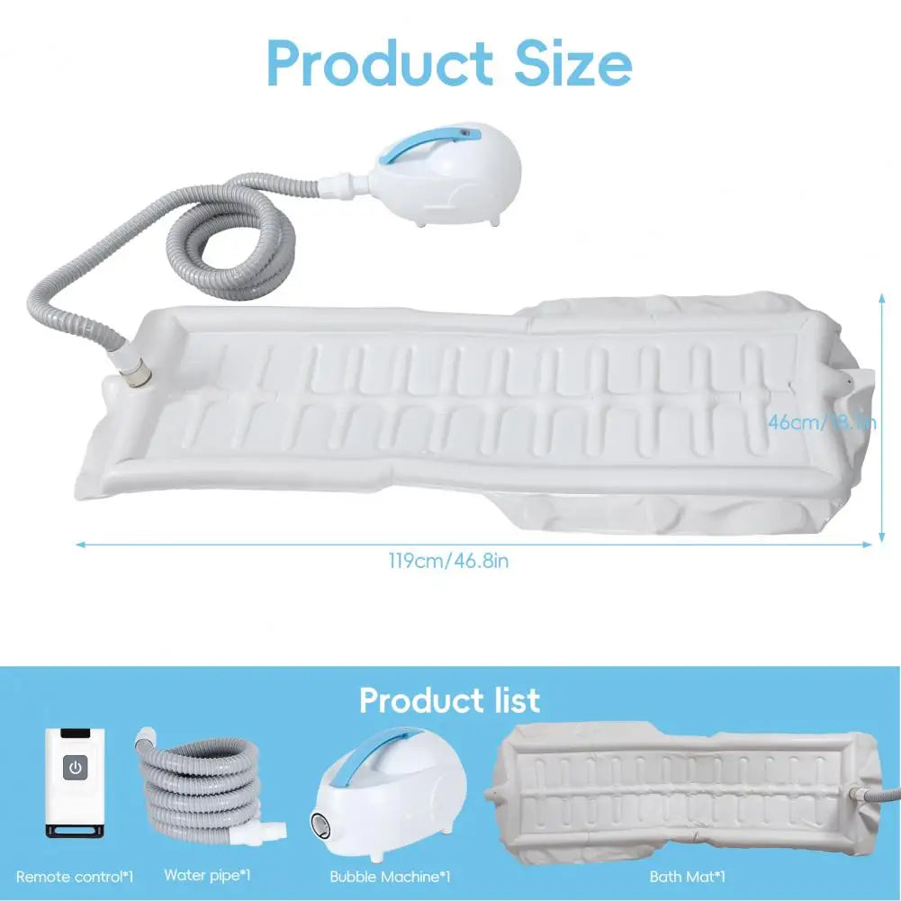 Remote Controlled Adjustable Bubble Non-Slip Bath Mat