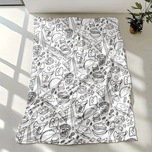 Soft All-Season Throw Flannel Blanket