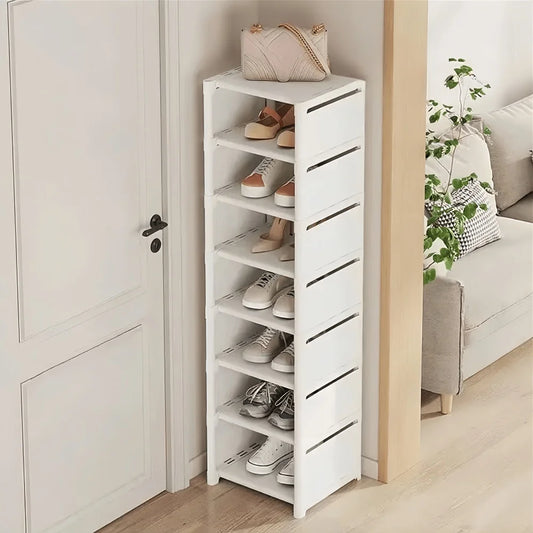 Dustproof Single-Row Multi-Layer Shoe Storage