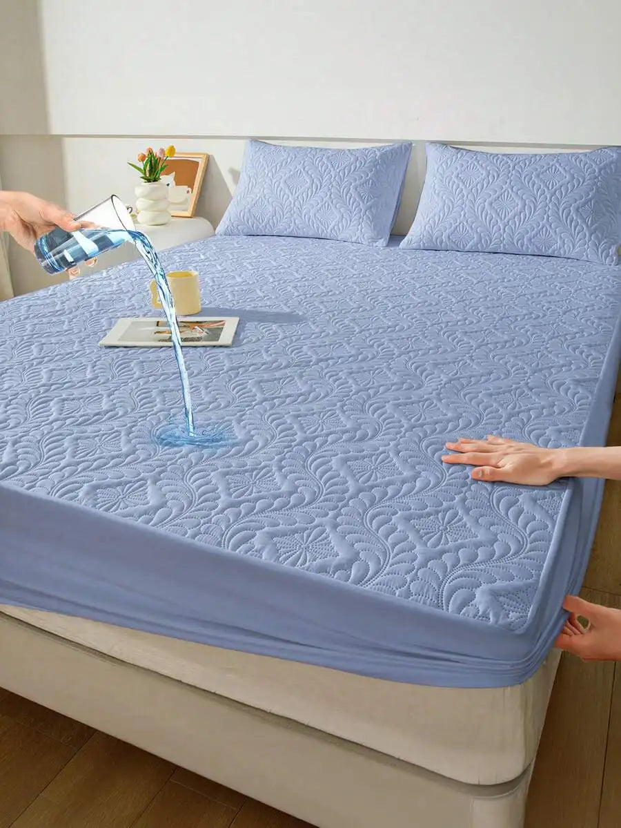 Waterproof Fitted Sheet-Queen King Twin