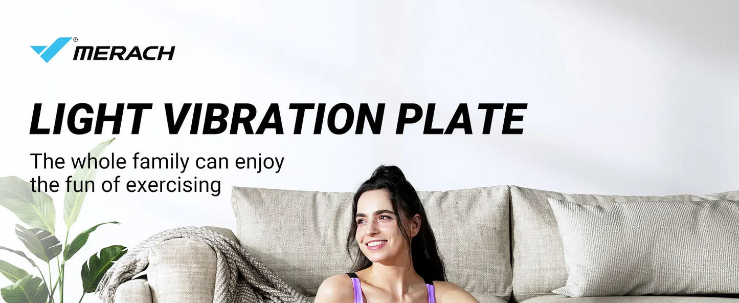 Vibration Plate Exercise Machine with Light