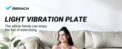Vibration Plate Exercise Machine with Light