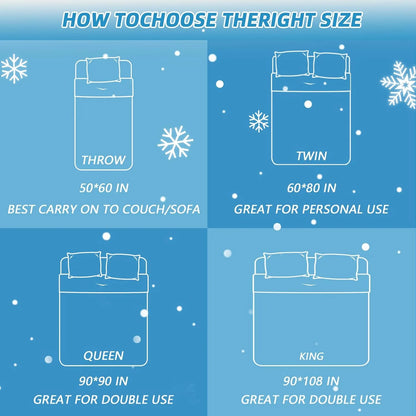 Cooling Blanket for Hot Sleepers & Lightweight