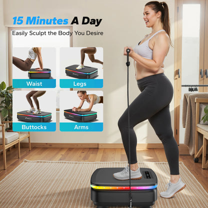 Vibration Plate Exercise Machine with Light