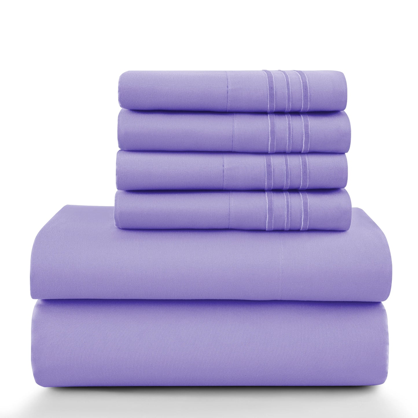 6 Piece Ultra-Soft Microfiber Bed Sheets