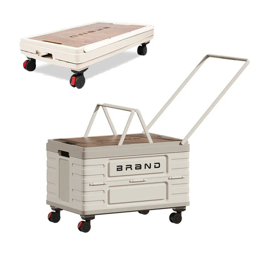 Heavy-Duty Mobile Foldable Multifunctional Storage Cart