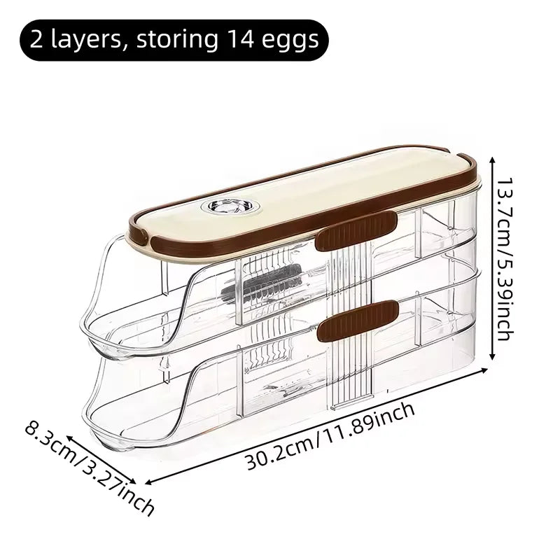 Egg Storage Box with Side Door