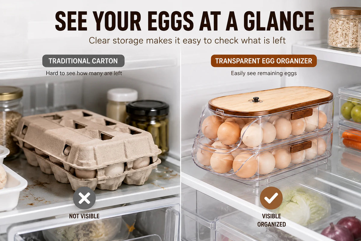 Egg Storage Box with Side Door