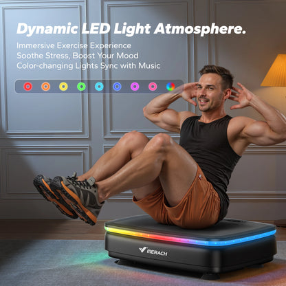 Vibration Plate Exercise Machine with Light