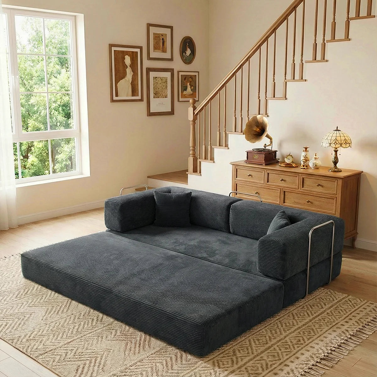 79' Futon Sofa Bed Convertible Couch