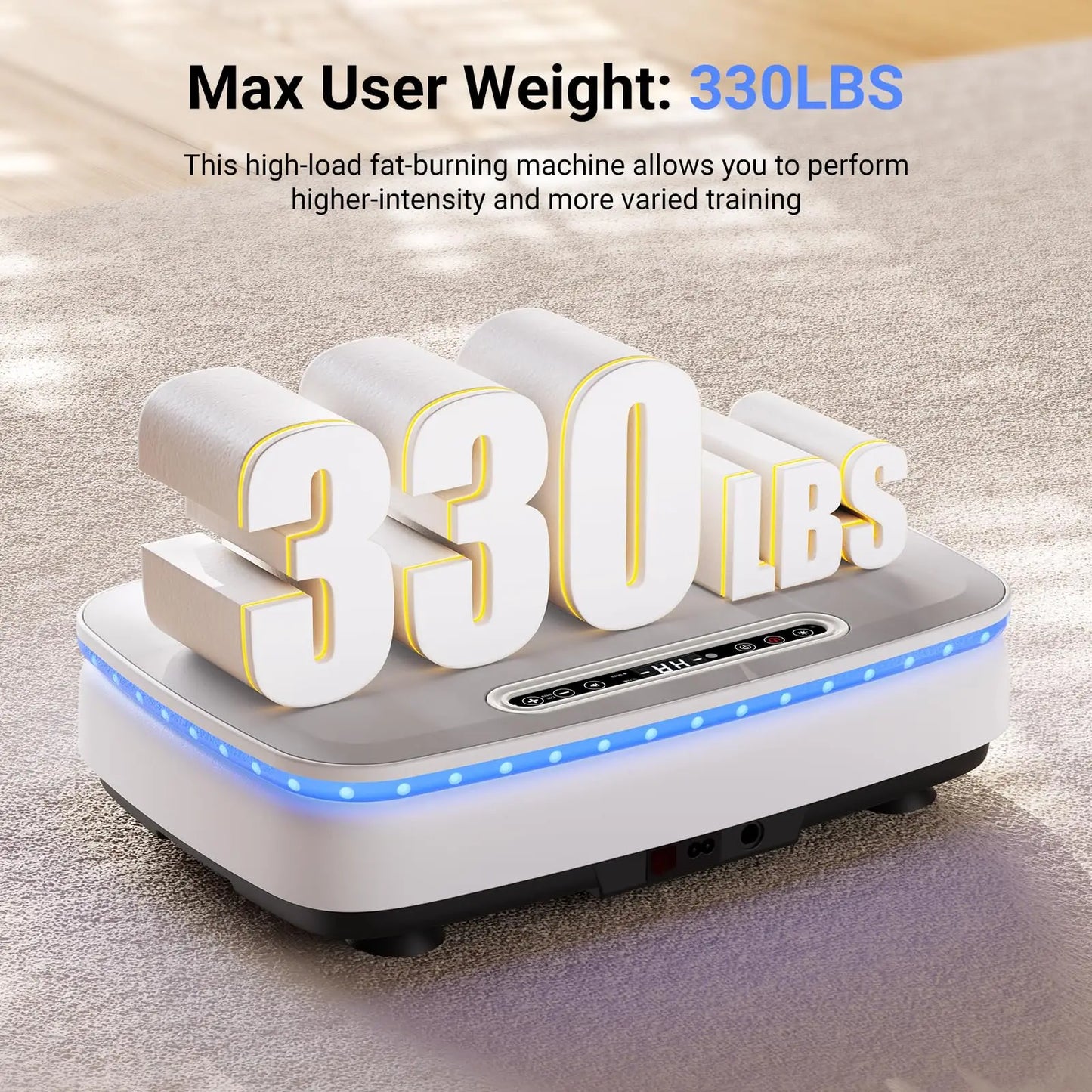 Vibration Plate Exercise Machine with Light
