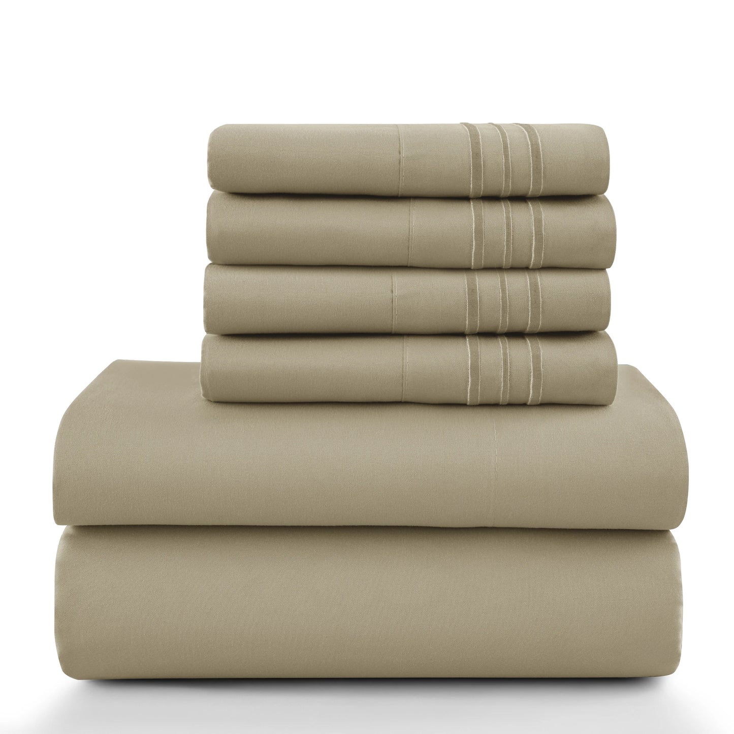 6 Piece Ultra-Soft Microfiber Bed Sheets
