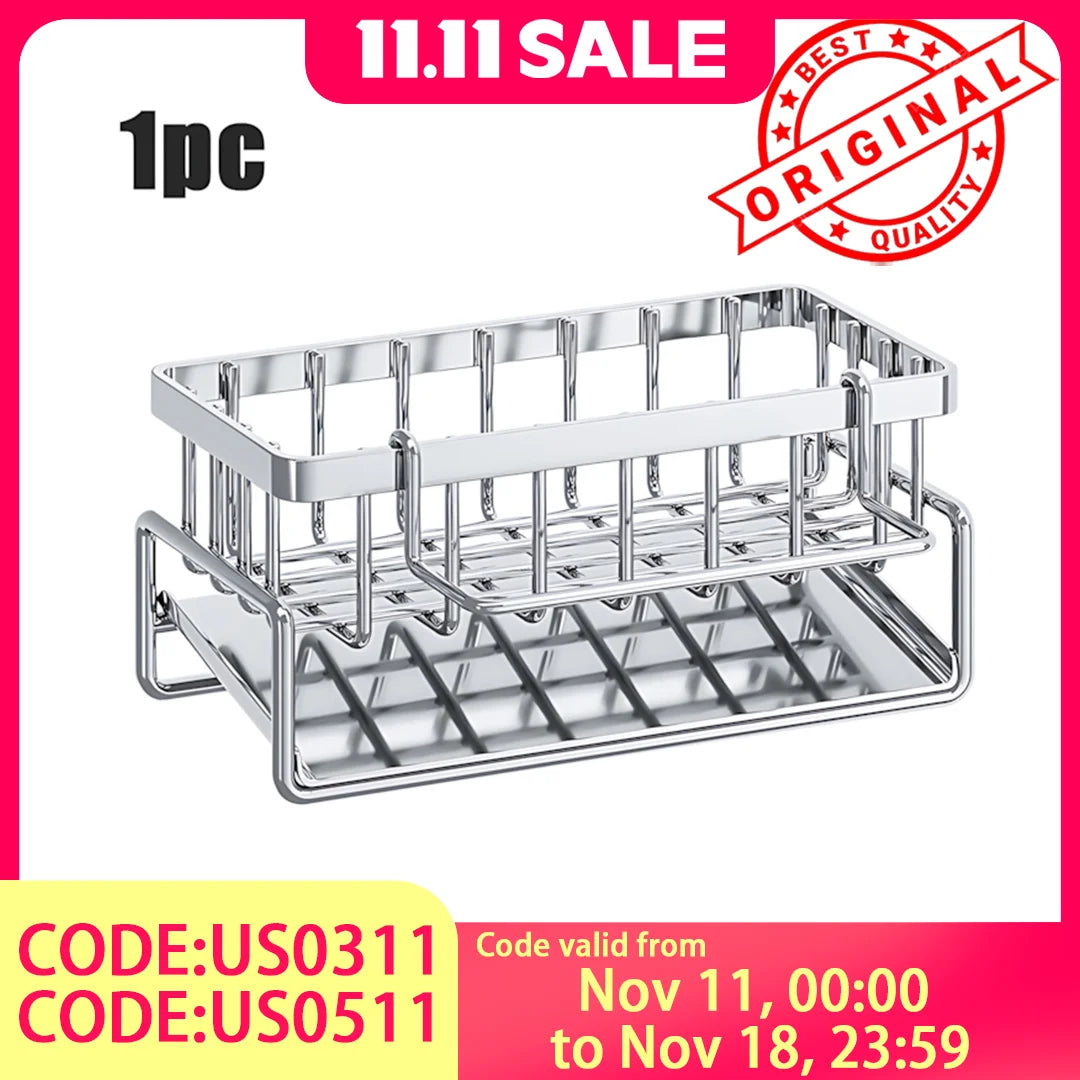 Stainless Steel Sink Drying Rack  Kitchen Organizer