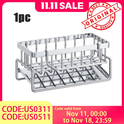 Stainless Steel Sink Drying Rack  Kitchen Organizer