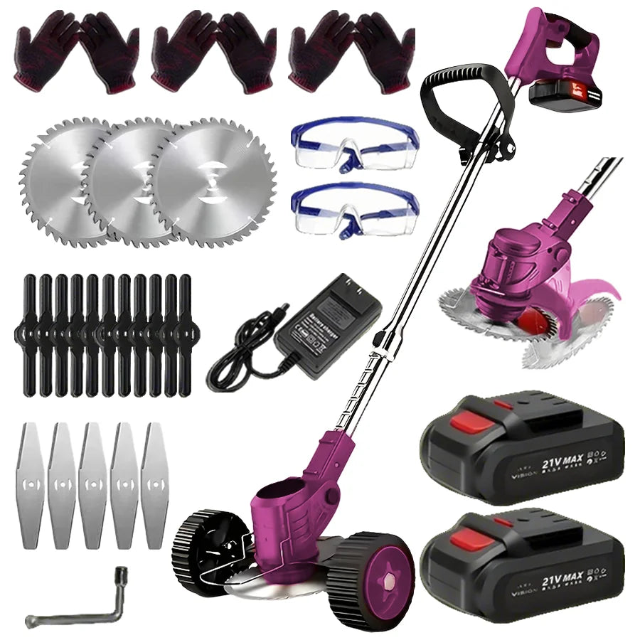 Cordless Lawn Trimmer Weed Wacker Lawn Mower