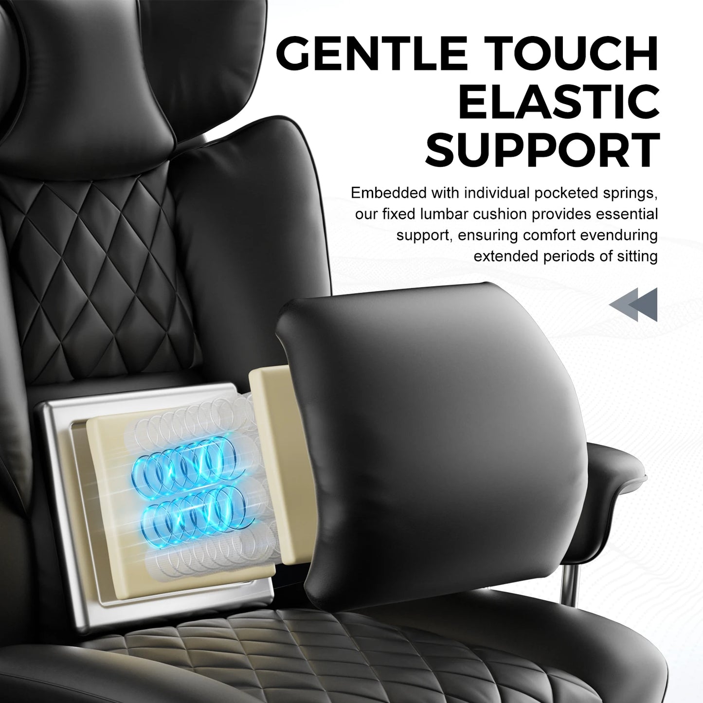 Large Gaming Chair with Lumbar Support