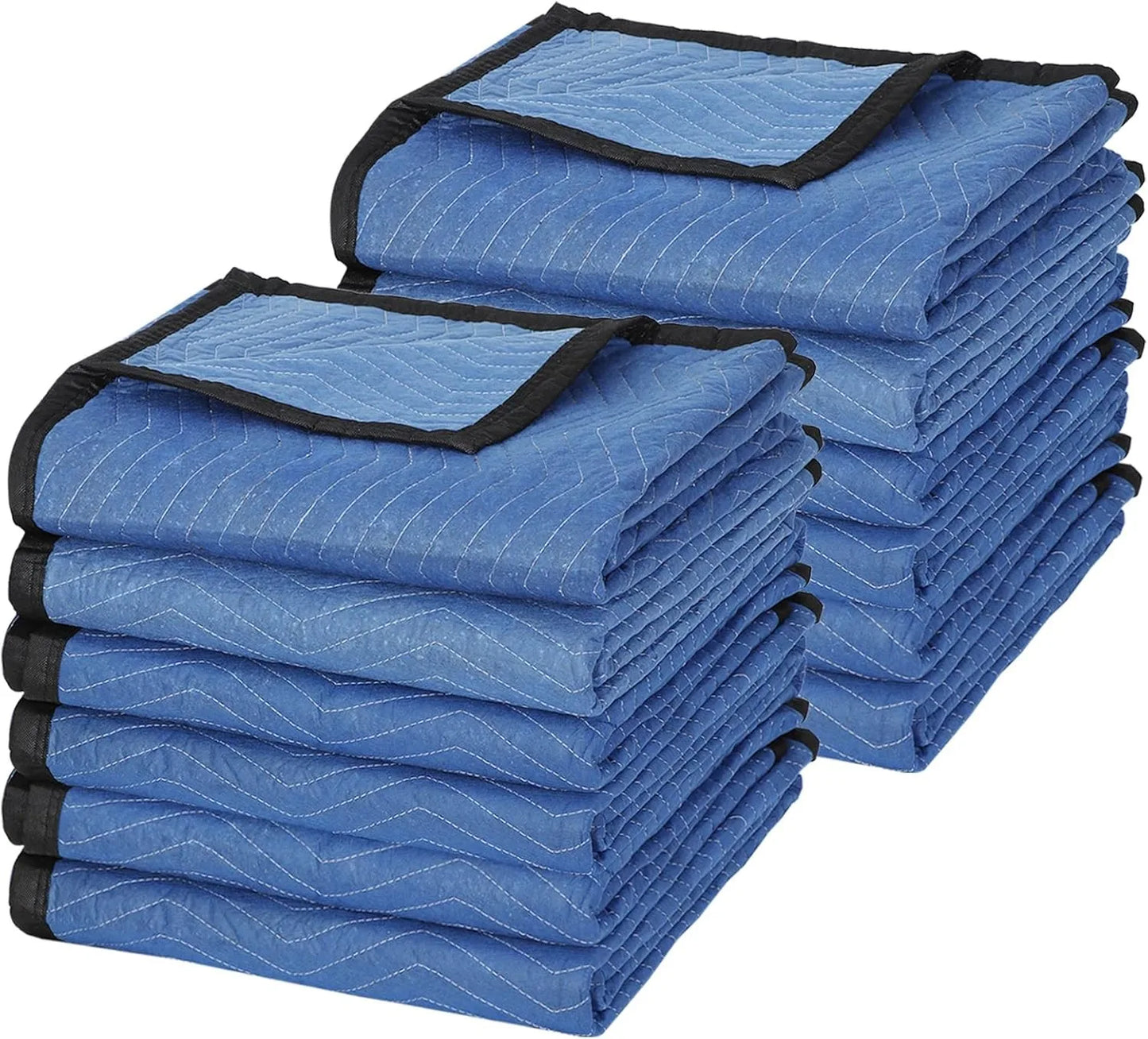 Moving Blankets 12 Pack, 80’’x 72’’