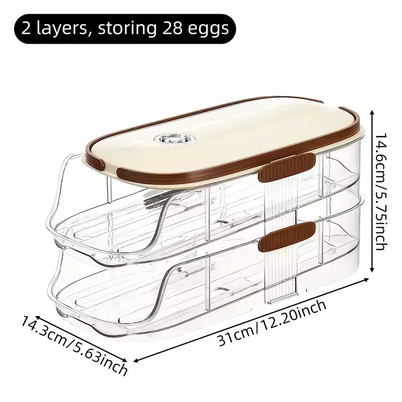 Egg Storage Box with Side Door