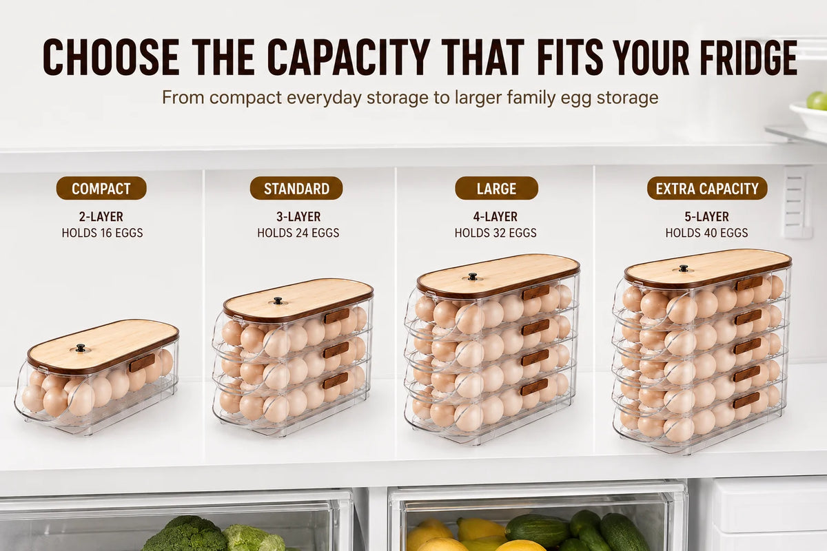 Egg Storage Box with Side Door