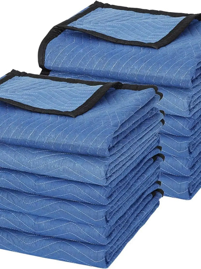 Moving Blankets 12 Pack, 80’’x 72’’