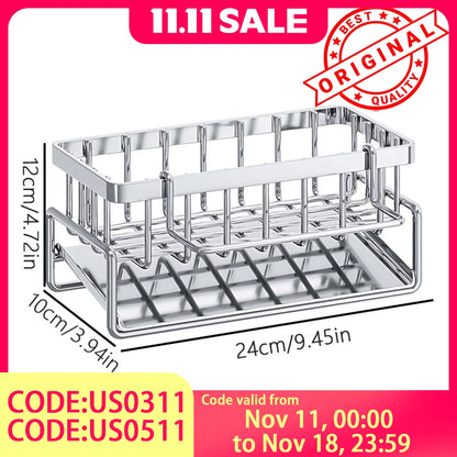 Stainless Steel Sink Drying Rack  Kitchen Organizer