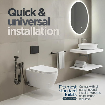 Double Control Bidet Sprayer Handheld Toilet Attachment