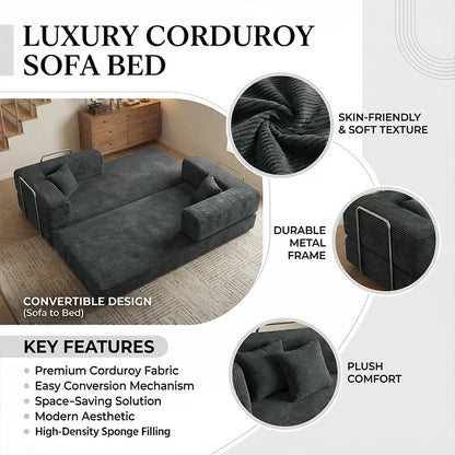 79' Futon Sofa Bed Convertible Couch