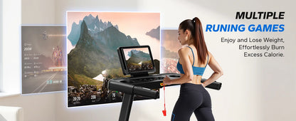 Foldable Quiet Incline Treadmill