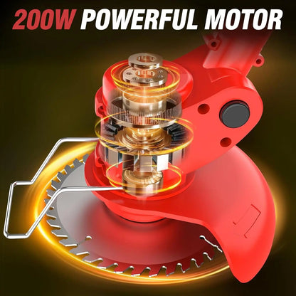 Electric Weed Wacker Battery Powered Grass Trimmer